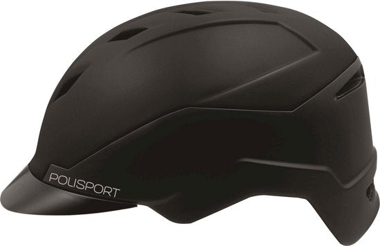 Casque de vélo Polisport E-city Speed Pedelec - L (59 à 61 cm) Adapté aux cyclomoteurs - Noir