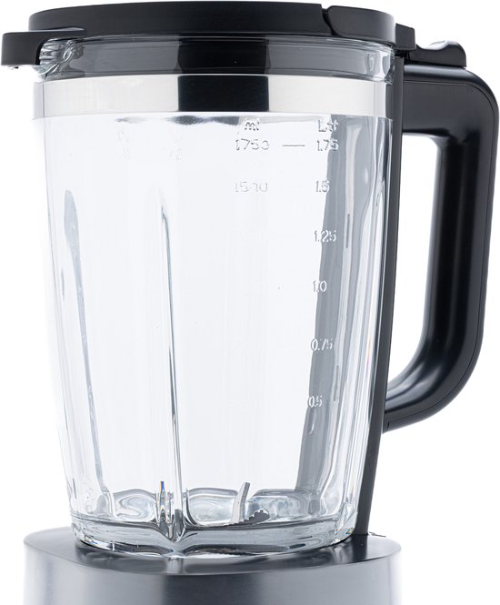 Mixeur Tornado Power - TBL-1402E-GS – 1 400 W - Bol en verre de 1,75 L - Boîtier en acier inoxydable