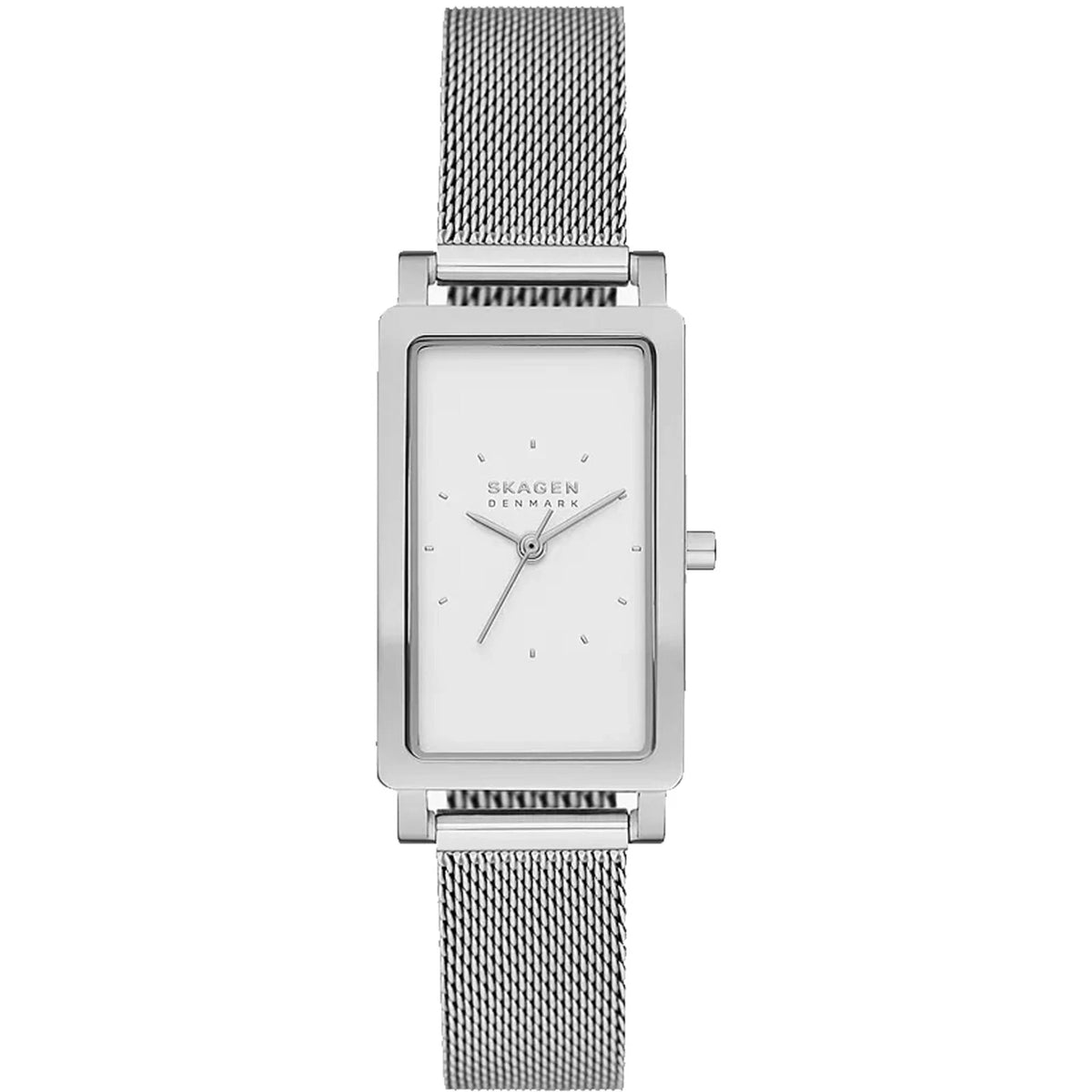 Montre Skagen pour femme - Hagen - Quartz - Rectangulaire - Acier inoxydable - 30 m - Argent