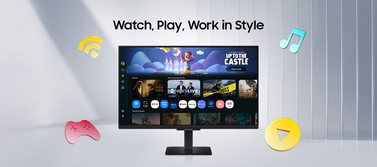 Samsung Smart Monitor M5 LS27FM500EUXEN - Écran intelligent Full HD - 27 pouces