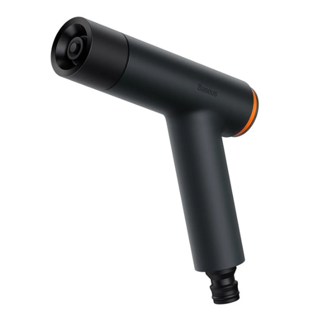 Lance d'arrosage pour voiture Baseus GF3 - Tuyau d'arrosage télescopique de 15 m - 3 modes de pulvérisation - Raccord universel - Gris foncé