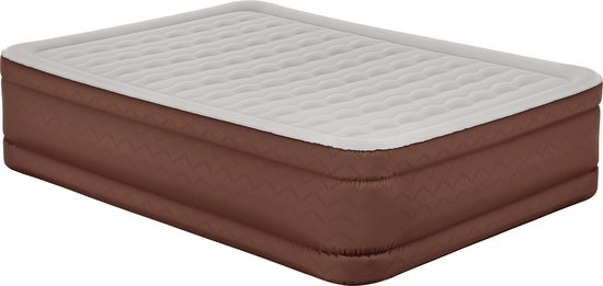Matelas gonflable AlwayzAire Fortech Queen avec pompe double Comfort Choice+ intégrée, 2,03 m x 1,52 m x 51 cm