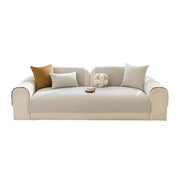 Housse antidérapante Ochama pour assise de canapé - 110 x 210 cm - Beige