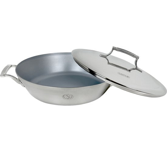 Poêle à servir - Saveur Selects - Ø30 cm - Revêtement antiadhésif - Acier inoxydable - Compatible induction et toutes sources de chaleurs
