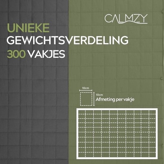 Couverture lestée Calmzy Bamboo - 9kg - 150x200cm - Gris foncé
