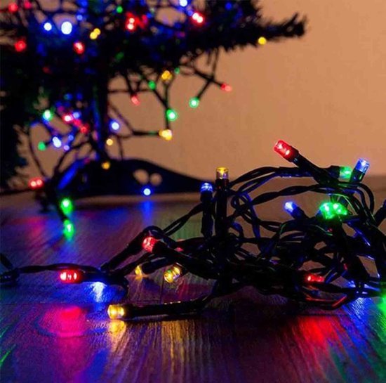 Guirlande lumineuse de Noël à micro-grappes - 1 000 LED - Multicolore - 20 mètres - 8 modes