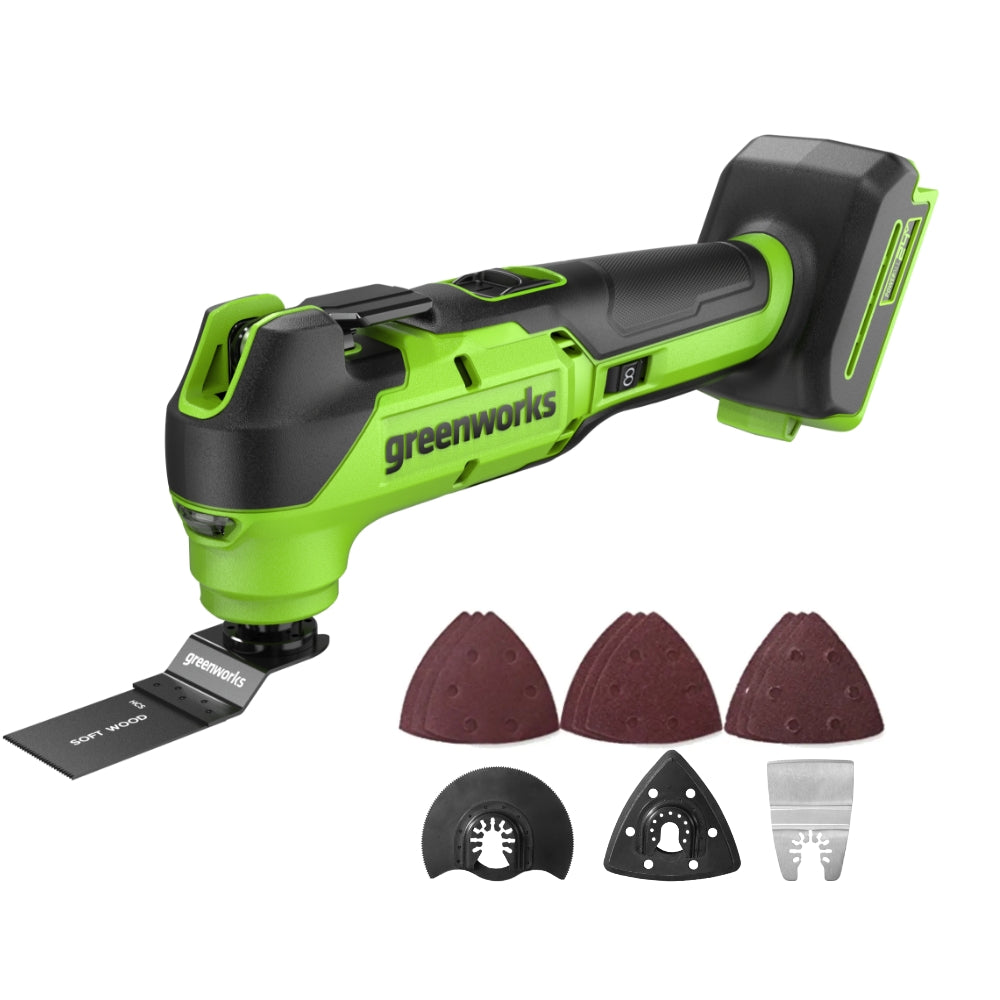 Outil rotatif sans fil Greenworks MT332 24 V - sans batterie ni chargeur