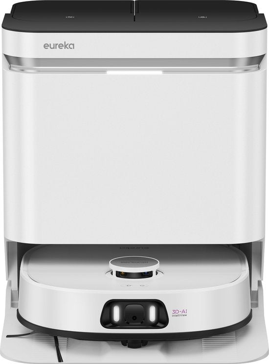 Eureka - J15 Pro Ultra white - Robot aspirateur avec fonction de lavage - station de recharge autonettoyante