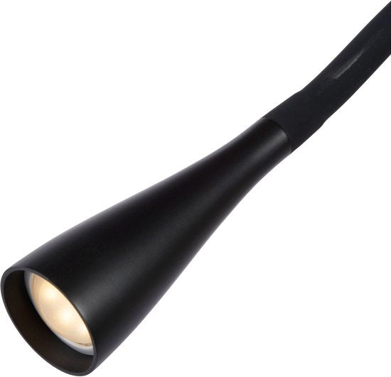 Lucide ZOZY - Lampe de lecture - LED à 3 niveaux de luminosité - 1x4 W 3000 K - Noir