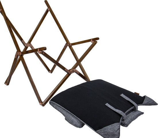 Bo-Camp - Urban Outdoor - Fauteuil de détente - Bloomsbury - M - Polyester Oxford - Gris
