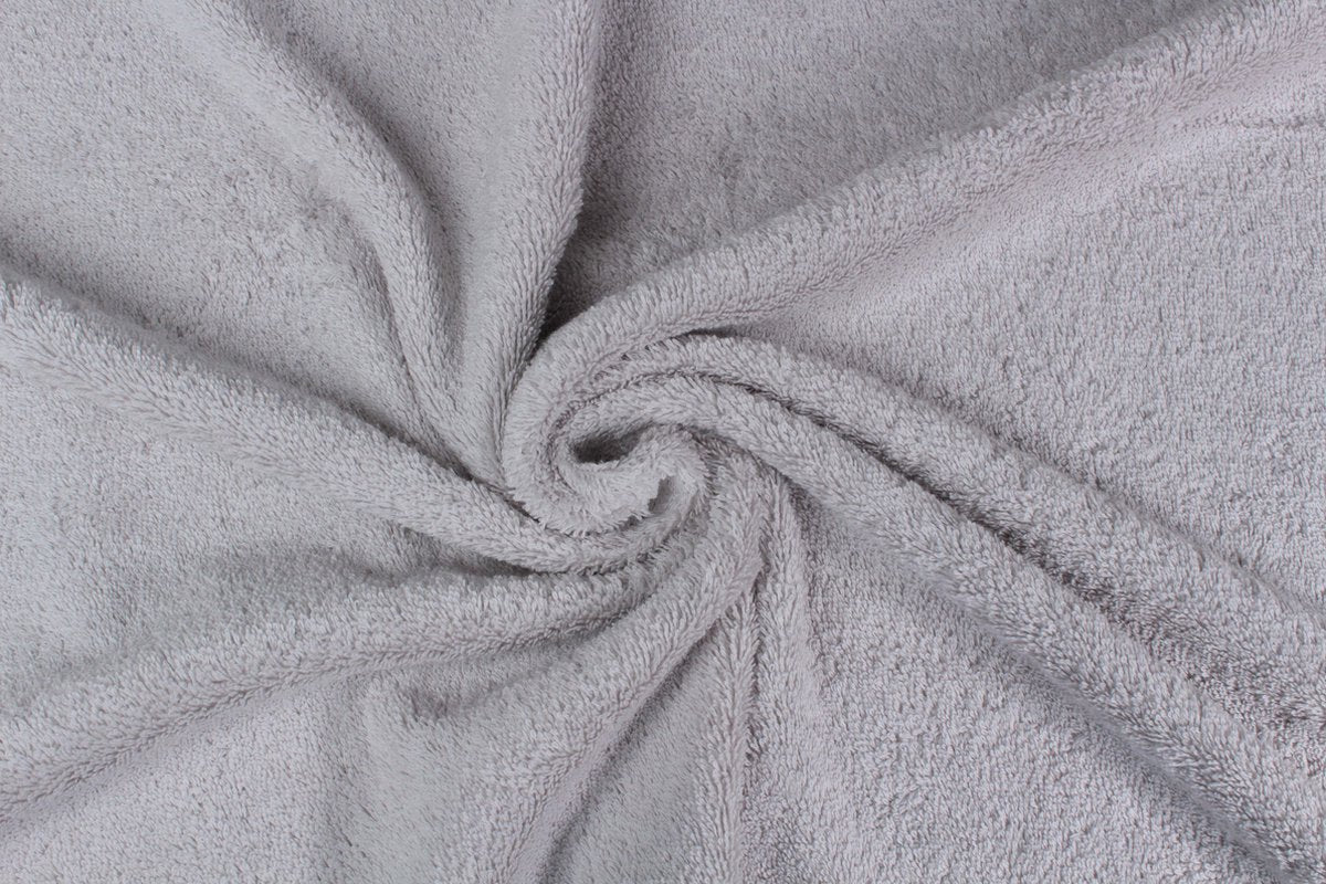 PHLOX Supreme Towels 50x100 cm - Lot de 6 - Serviettes en coton épais gris clair