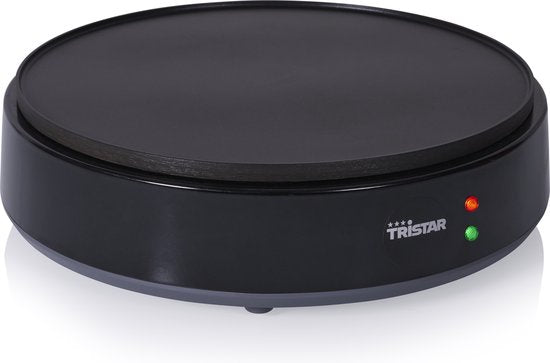 Appareil à crêpes Tristar - BP-2627 - 1200 W - Crêpière - 30 cm - Noir