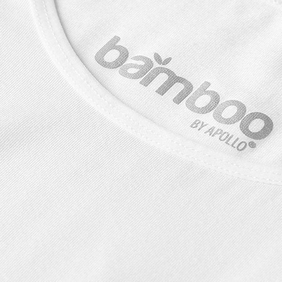 Bambou - Chemises Homme - Sous-vêtement Homme - Lot de 2 - Blanc - XXL - Débardeur Homme - Singlet Homme - Bambou - Apollo
