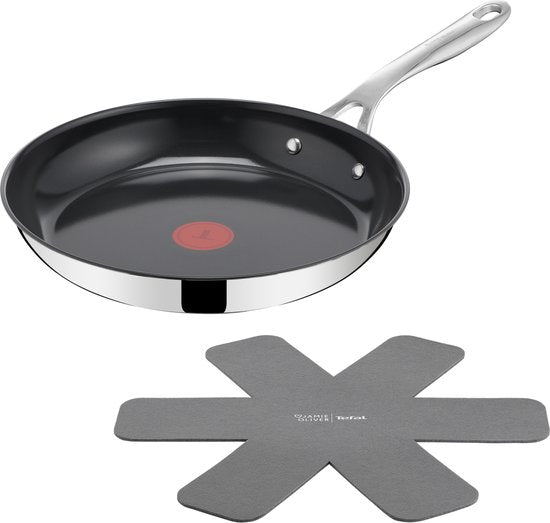 Poêle en céramique Jamie Oliver by Tefal Classic Cook, Ø 28 cm - sans PFAS + 1 protège-poêle
