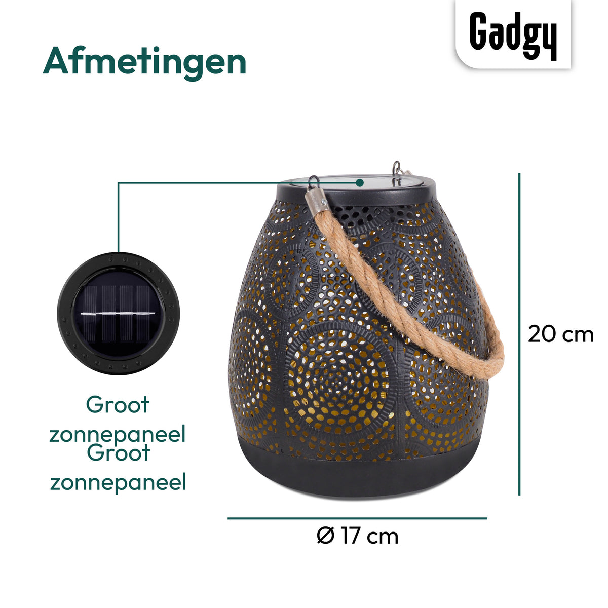 Lampes de jardin solaires - Gadgy