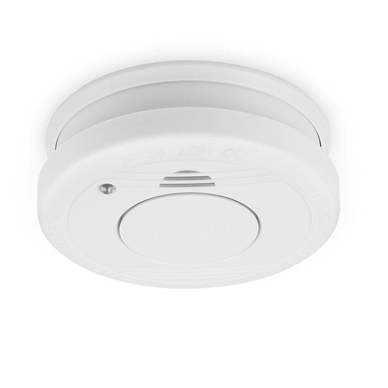 Smartwares FSM-11514 - Détecteur de fumée, lot de 4, 85 dB - Pile d'une durée de 5 ans, capteur d'une durée de 10 ans - Certifié TÜV - Détecteur d'incendie