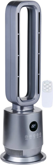 Radiateur soufflant 2-en-1 Alpina 2000 W - Radiateur électrique et ventilateur avec télécommande - Ventilateur colonne oscillant avec minuterie - Radiateur à température réglable