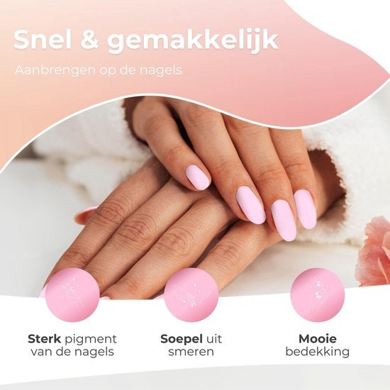 Moods Gel Polish 6-Piece Set - Vernis à ongles en gel - 8ML - Summer in Hawaii - Gellac - Nails - Gel Polish Starter Pack - Pastel Colours
