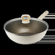 Wok COOKER KING avec couvercle en verre - Antiadhésif - 32 cm