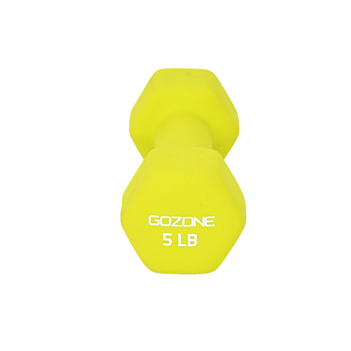 Haltères hexagonaux en néoprène de 5 lb « Basics » : haltères en néoprène pour l'entraînement et le renforcement musculaire, avec une poignée confortable