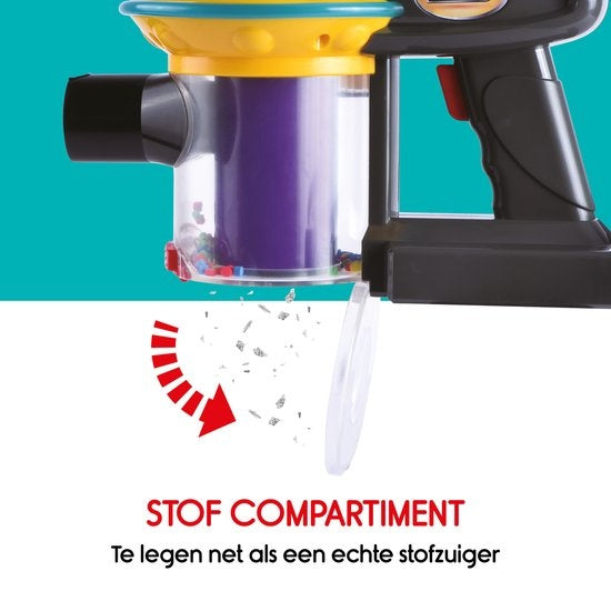 Aspirateur Jouet - Eddy Toys - Aspirateur bâton sans fil - Pour les enfants