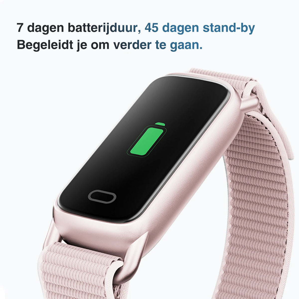 Montre connectée FITTEK GTL1 - Recharge magnétique - Rose