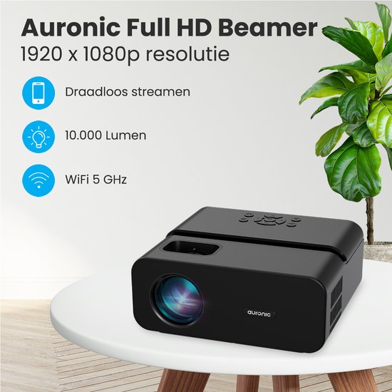 Auronic Beamer - 1080P - Noir