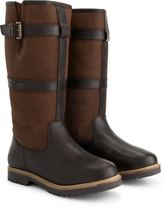 Travelin' Gronvik Homme - Bottes de plein air - Doublées de laine - Marron foncé