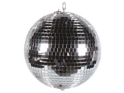 HQ-Power Disco spiegelbol Ø 30 cm, spectaculaire lichteffecten voor feestjes, veilig ophangsysteem en facetglas, dansvloer accessoire voor disco en meer
