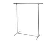 Perel Portemanteau sur roulettes, 1 barre, 120 x 50 x 120 cm, charge max. 75 kg, métal
