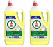 Liquide vaisselle Dreft au citron - 2 x 5 litres - Lot économique