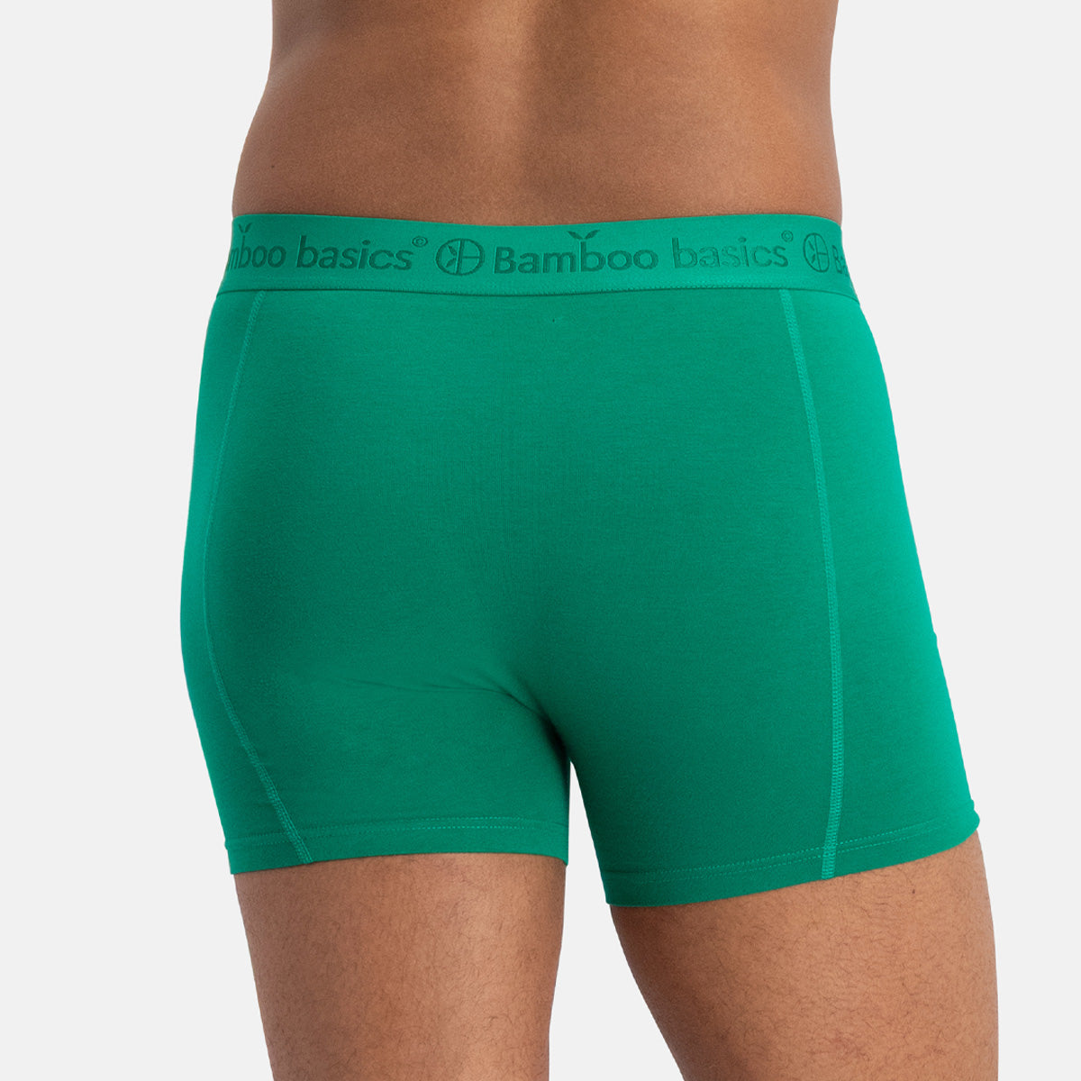 Coffret cadeau Bamboo Basics : lot de 2 boxers Rico - Bleu pétrole et vert