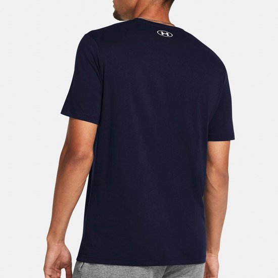 T-shirt de sport pour homme Under Armour UA SPORTSTYLE LOGO UPDATE SS-BLU - Academy - Blanc