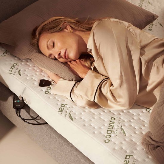 Couverture électrique Duux Snooze en bambou - 6 positions - 155x200 cm