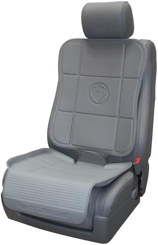 Protection de siège auto Prince Lionheart – 2 pièces – Universelle – Imperméable – Grise