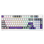 Clavier gaming mécanique Machenike KG98 - US QWERTY - violet/doré