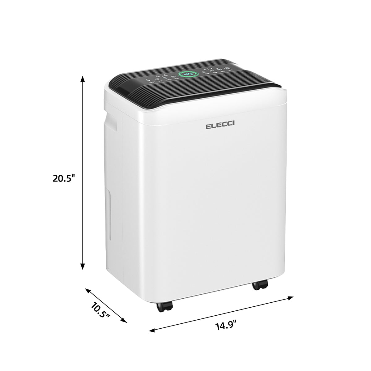 Déshumidificateur ELECCI - 25 l/jour - réservoir de 4,8 litres
