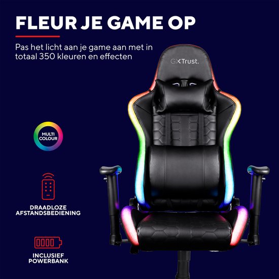 GXT716 RIZZA Chaise LED RGB