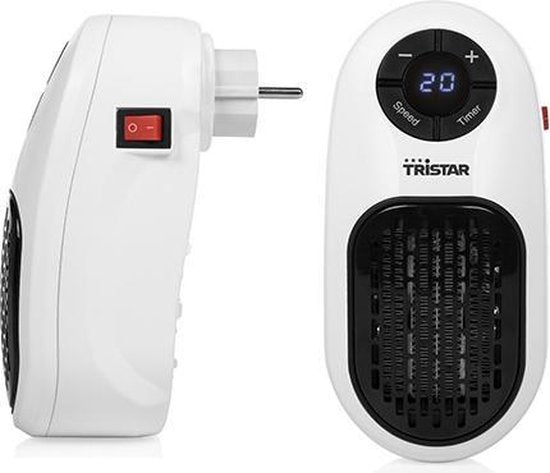 Radiateur électrique Tristar KA-5084 - Radiateur compact - Protection contre la surchauffe - Fonction minuterie