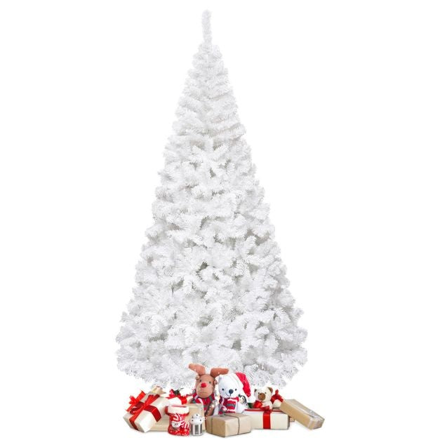 Coast Arbre de Noël Sapin Artificiel -Support métallique - 240 cm - Blanc