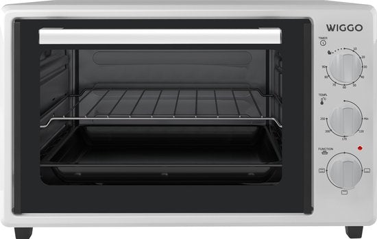 Wiggo WMO-E353(W) - Mini-four autonome - Électrique - 50 cm - 35 litres - 1 800 W - Garantie 5 ans - Blanc