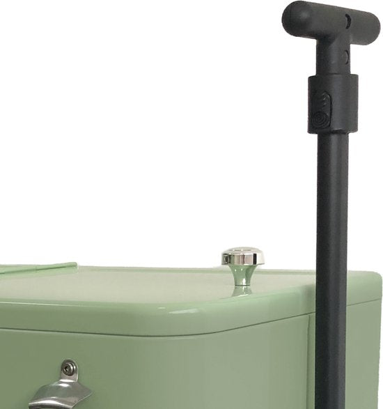 Chariot-glacière AXI Cooler Go vert - Chariot - Glacière à roulettes - Capacité de 76 L - Glacière avec robinet de vidange