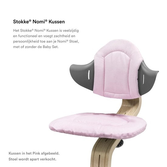 Coussin Stokke Nomi, Mickey Signature - Pour plus de douceur et de confort sur la chaise Nomi et la chaise haute - Enfants à partir de 6 mois - Réversible et lavable en machine