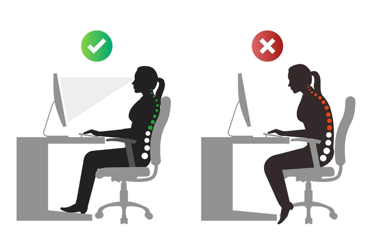MAXIMEX Support postural S/M - Soutien du dos et des épaules - Lavable - Réglable