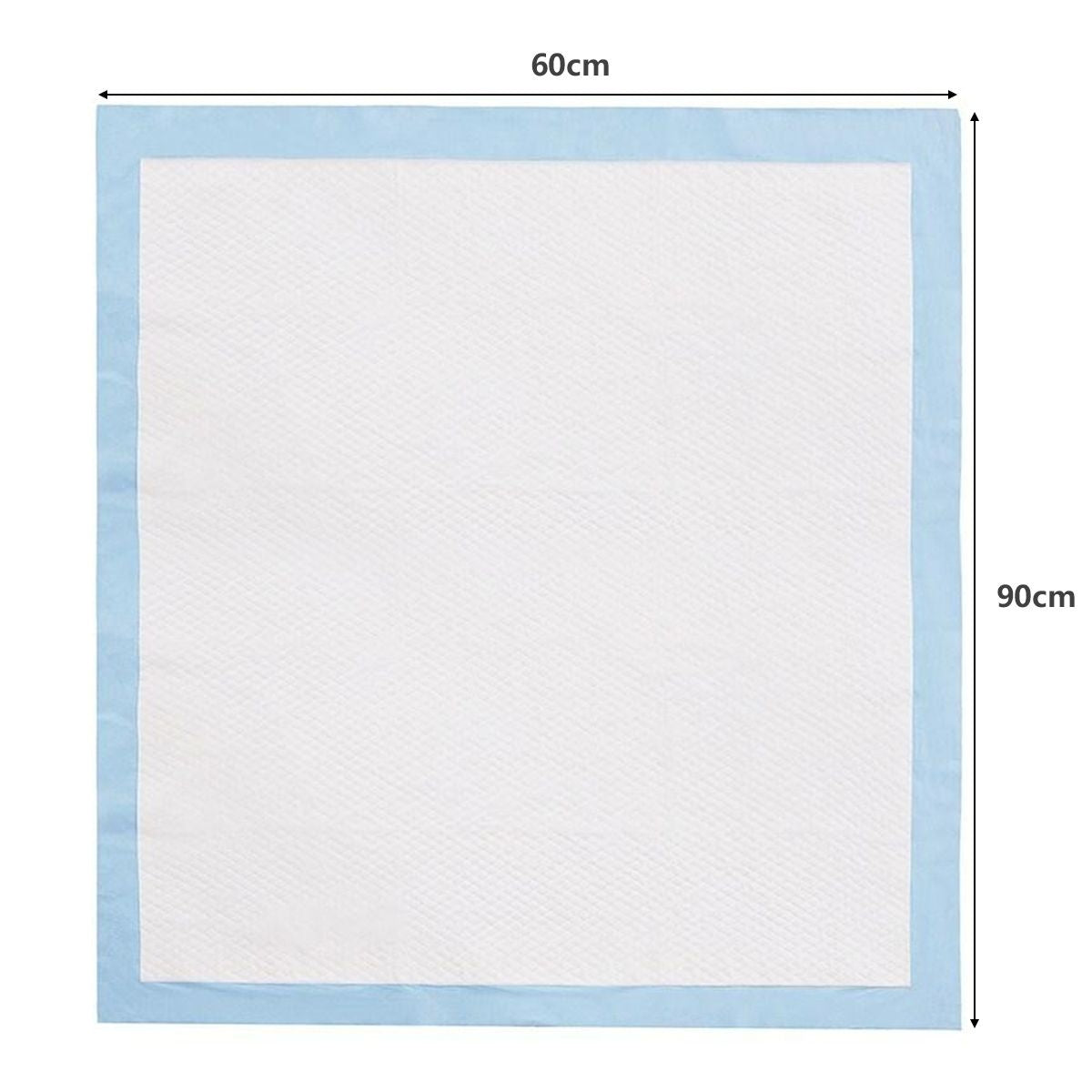 Tapis d'entraînement pour chiens Tapis de chiots étanches à 5 couches Tapis hygiéniques jetables (100 pièces 60 x 90 cm)