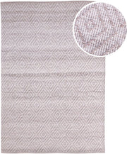 Tapis d'extérieur AXI Bali – Rectangulaire – 140 x 200 cm – Rose – Motif géométrique – Tapis d'extérieur – Résistant aux intempéries et aux UV – Tissage à plat – Tapis de jardin – Pour l'intérieur et l'extérieur