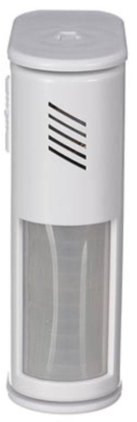 Détecteur de mouvement Perel Mini avec alarme, PIR, portée de détection de 8 m, angle de détection de 60°, IP20, utilisation en intérieur, blanc