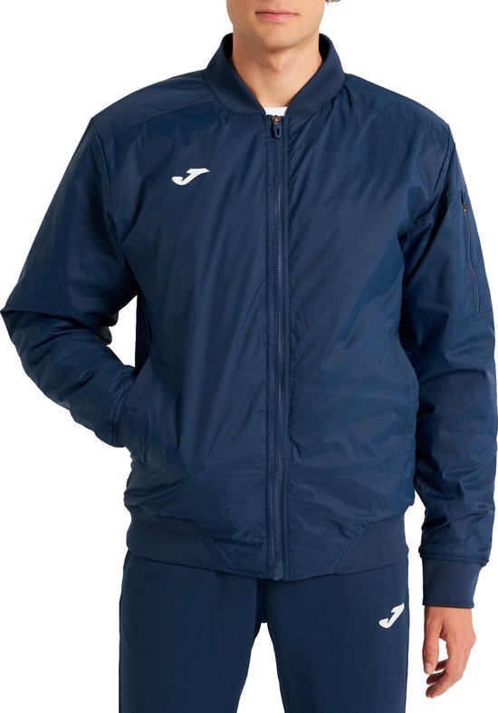 Veste anorak Joma Cervino Bomber 101293-331, Homme, Bleu marine, Veste, taille : S