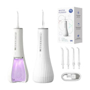 Hydropulseur Bair Care M11 - Blanc - Stérilisation par UV - Réservoir de 360 ml - 4 modes - 3 embouts - IPX8 - USB-C