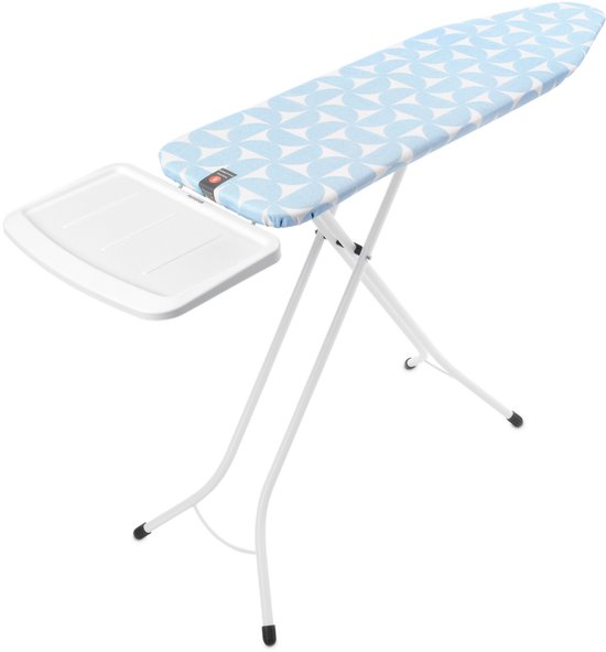 Table à repasser Brabantia Perfect Flow B - avec support pour générateur de vapeur - 124 x 38 cm - Fresh Breeze